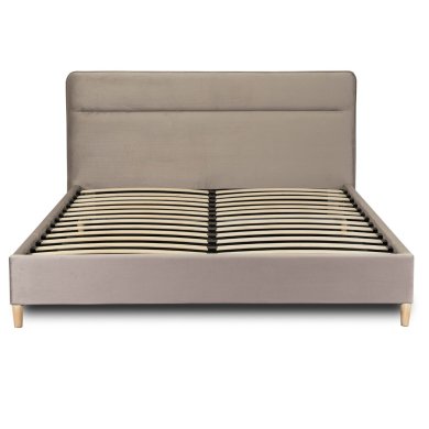 Кровать Mebel Elit NICEA Welur 160x200 см Бежевый ME.NICEA/160/BZ/V/LOZ фото - 3