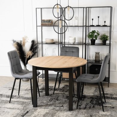 Розкладний обідній стіл Mebel Elit HARRY Дуб рів'єра - 9 Розкладний обідній стіл Mebel Elit HARRY Дуб рів'єра B.HARRY/DR/CZ/S фото - 9