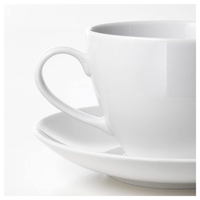 IKEA Чашка чайна з блюдцем VÄRDERA (ИКЕА VÄRDERA) 40277459 фото - 9