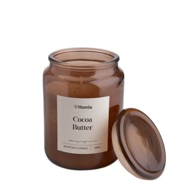 Ароматична свічка Homla MAEL Cocoa Butter 530 г Коричневий 234710