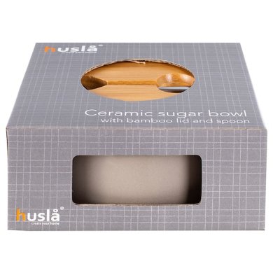 Сахарница BRW Husla | Серый / Дерево THK-070787 фото - 3