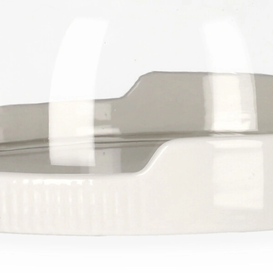 Сервировочное блюдо с крышкой Homla FINCAN 22 см Белый 161316 фото - 4