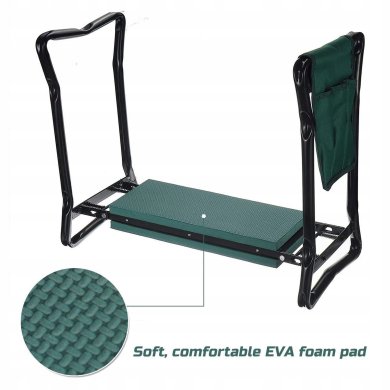 Табурет для огорода Garden Line KNEELER 3в1 Зеленый GWI3632 фото - 5