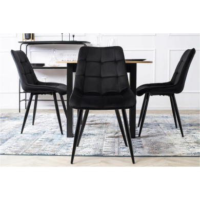 Обідній комплект меблів Mebel Elit HARRY RIO | Дуб рив'єра / Чорний HARRY/DR/CZ/S/RIO/CZ/V/Z4/K фото - 14