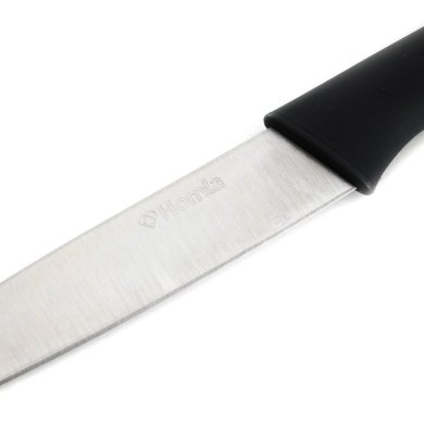 Кухонний ніж Homla EASY COOK 23см | Чорний / Сріблястий 212717 фото - 3