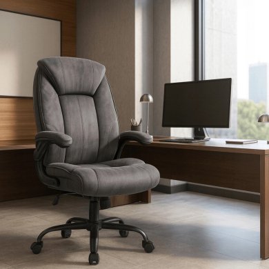 Офісне крісло Mebel Elit COMFORT Welur Сірий ME.COMFORT/P/T/FO фото - 11