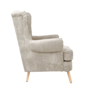 Кресло мягкое Homla FOSSBY FASO Velvet Бежевый - 2 Кресло мягкое Homla FOSSBY FASO Velvet Бежевый 233007 фото - 2