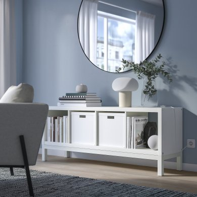 IKEA Стеллаж KALLAX Белый (ИКЕА КАЛЛАКС) 59442666 фото - 4