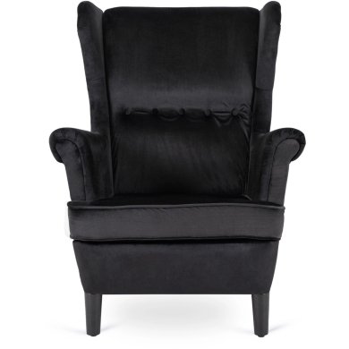 Крісло м'яке Mebel Elit KLARIS 2 Welur Чорний ME.KLARIS2/CZ/V/FW фото - 4