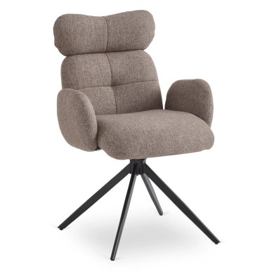 Обеденный стул поворотный Mebel Elit ALVARO Коричневый ME.ALVARO/BR/T/K фото - 2