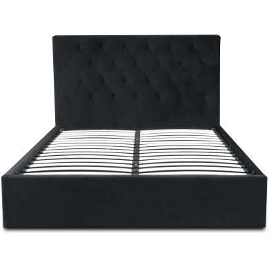 Кровать Mebel Elit LIONEL 140х200 см Черный - 4 Кровать Mebel Elit LIONEL 140х200 см Черный ME.LIONEL/140/CZ/V/LOZZPOJ фото - 4