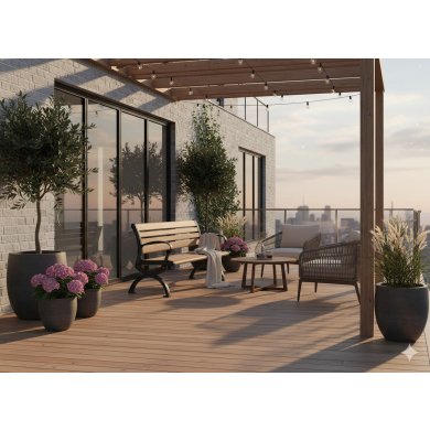 Садовая скамья Garden Line COWPER Дерево ATO4102 фото - 4