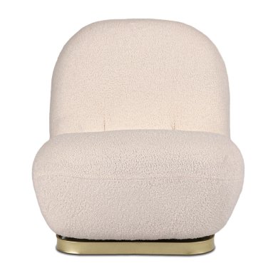 Кресло мягкое поворотное Mebel Elit SONNY Boucle Кремовый ME.SONNY/KR/ZL/TB/FW фото - 2