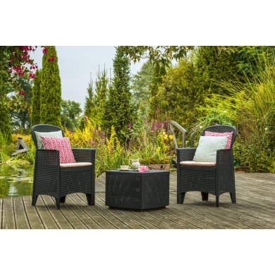 Комплект садових меблів Corciano TREE 2 Антрацит 8009271091047 фото - 6