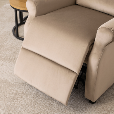 Кресло мягкое раскладное с реклайнером Mebel Elit SIMON Бежевый - 15 Кресло мягкое раскладное с реклайнером Mebel Elit SIMON Бежевый ME.SIMON/BZ/V/FW фото - 15