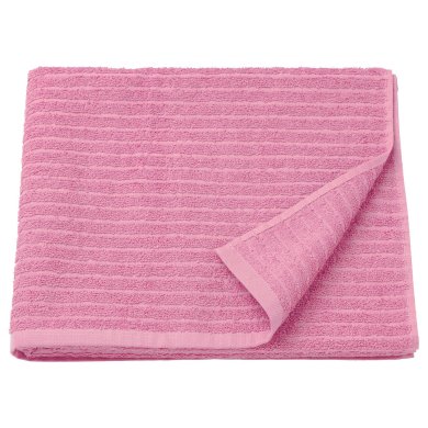 IKEA Полотенце для тела VAGSJON 70x140 см Розовый (ИКЕА ВАГСЁН) 30609930