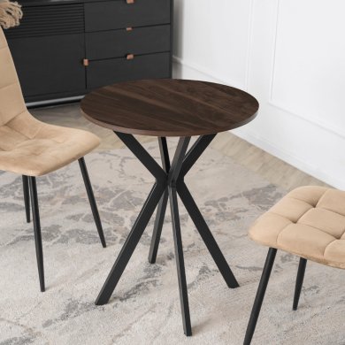 Обеденный стол Mebel Elit LAUREN 60 см Орех ME.LAUREN/O/CZ/S60 фото - 2