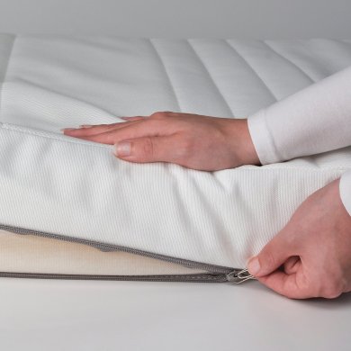 IKEA Пружинний матрац для дитячого ліжка JATTETROTT 60x120 см Білий (ИКЕА ДЖАТТЕТРОТТ) 10593398 фото - 7