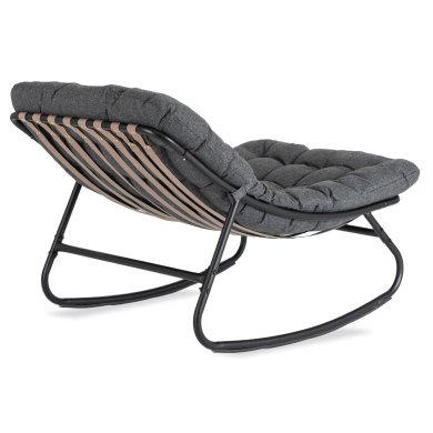 Кресло-качалка мягкое Mebel Elit AURORA Серый - 4 Кресло-качалка мягкое Mebel Elit AURORA Серый ME.AURORA/P/T/FW фото - 4