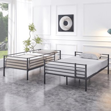 Кровать Mebel Elit TRES 90/120x200 см Черный ME.TRES/90/120/CZ/LOZP фото - 4