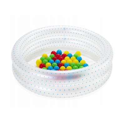 Надувний дитячий басейн Bestway 51141 91х20 см Білий - 3 Надувний дитячий басейн Bestway 51141 91х20 см Білий BES51141 фото - 3