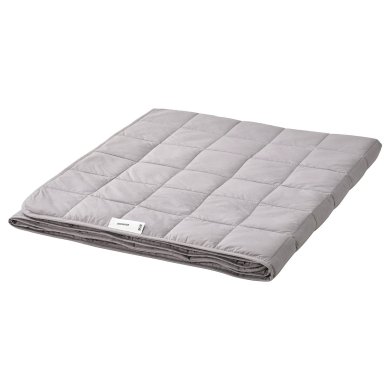 IKEA Одеяло летнее утяжеленное ODONVIDE 150х200 см Серый (ИКЕА ОДОНВИДЕ) 80503323