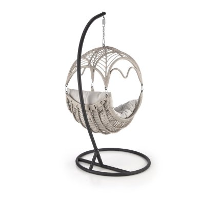 Подвесное кресло-кокон Halmar RASMUS Пепельный - 7 Подвесное кресло-кокон Halmar RASMUS Пепельный V-CH-RASMUS-FOT фото - 7