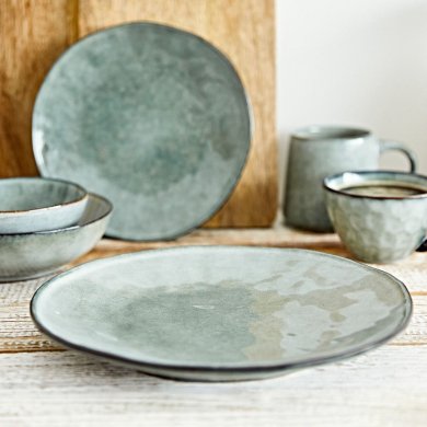 Тарілка Homla LABARRO 27 см Сірий - 5 Тарілка Homla LABARRO 27 см Сірий 219335 фото - 5