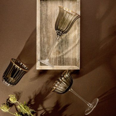 Бокал для вина Homla SCURO 450 мл Черный 241491 фото - 6