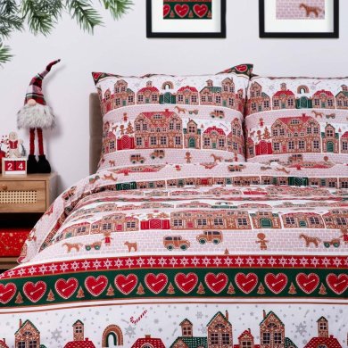 Комплект постільної білизни Homla LAPLAND 160x200 см Принт - 5 Комплект постільної білизни Homla LAPLAND 160x200 см Принт 219409 фото - 5