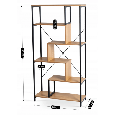 Стеллаж Mebel Elit AKRIS Дуб золотой ME.AKRIS/D/CZ/REG фото - 10