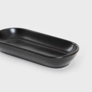 Блюдо Homla FAMELIO 8х16 см Чорний 234298 фото - 3