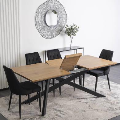 Розкладний обідній стіл Mebel Elit HAMILTON Дуб золотий - 10 Розкладний обідній стіл Mebel Elit HAMILTON Дуб золотий ME.HAMILTON/D/S фото - 10