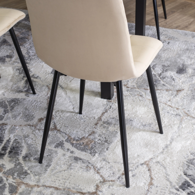 Обідній стілець Mebel Elit PERU Welur Бежевий - 11 Обідній стілець Mebel Elit PERU Welur Бежевий ME.PERU/BZ/V/K фото - 11