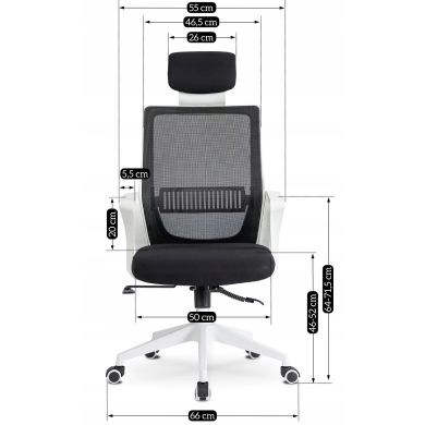 Офісне крісло Mebel Elit FLEX Чорний ME.FLEX/CZ/T/FO фото - 14