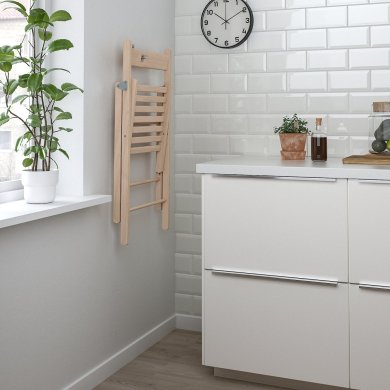 IKEA Обеденный стул складной FROSVI Бук (ИКЕА ФРОСВИ) 70534315 фото - 5