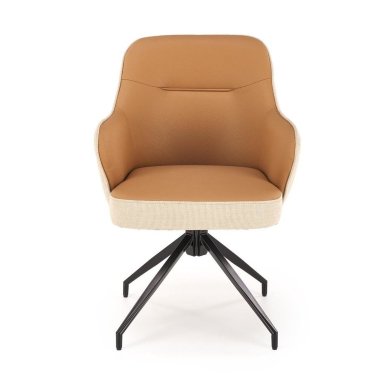 Обідній стілець поворотний Halmar K527 Бежевий - 5 Обідній стілець поворотний Halmar K527 Бежевий V-CH-K/527-KR-BRĄZOWY фото - 5