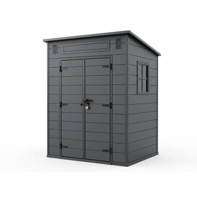 Садовий будиночок Garden Line CRAFTEN 181x130x200 см Чорний DOR3440 фото - 2