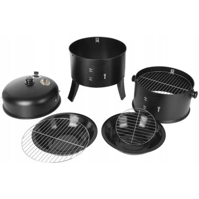 Угольный гриль-коптильня Garden Line BBQ5306 Черный - 8 Угольный гриль-коптильня Garden Line BBQ5306 Черный BBQ5306 фото - 8