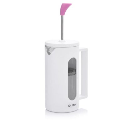 Заварник с прессом Duka French Press KNOBB 350 мл | Белый / Розовый - 2 Заварник с прессом Duka French Press KNOBB 350 мл | Белый / Розовый 2220744 фото - 2