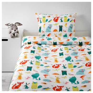 Комплект постельного белья LATTJO 150x200 см Принт - 9 IKEA Комплект постельного белья LATTJO 150x200 см Принт (ИКЕА LATTJO) 20351006 фото - 9