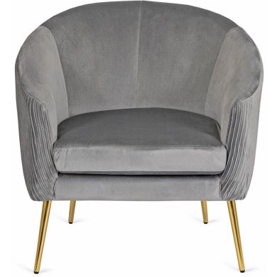 Кресло мягкое Mebel Elit STELLA Welur Серый ME.STELLA/P/ZL/V/FW фото - 2