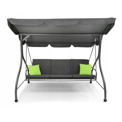 Садова гойдалка Kontrast CASABLANCA 221x125x166 см Сірий - 2 Садова гойдалка Kontrast CASABLANCA 221x125x166 см Сірий 5.17.27632 фото - 2