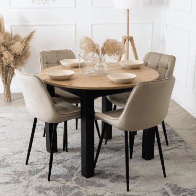 Обеденный стул Mebel Elit CHRIS Welur Бежевый ME.CHRIS/BZ/CZ/V/K фото - 6