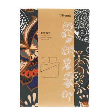 Комплект постільної білизни Homla TAPUA 160x200 см Принт - 3 Комплект постільної білизни Homla TAPUA 160x200 см Принт 200637 фото - 3