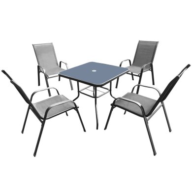 Комплект садових меблів Garden Line RANG 2 Сірий TIH3384 фото - 2