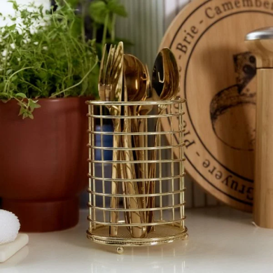 Сушарка для столових приладів Homla DUNCAN 11x15см | Золотий - 4 Сушарка для столових приладів Homla DUNCAN 11x15см | Золотий 165120 фото - 4