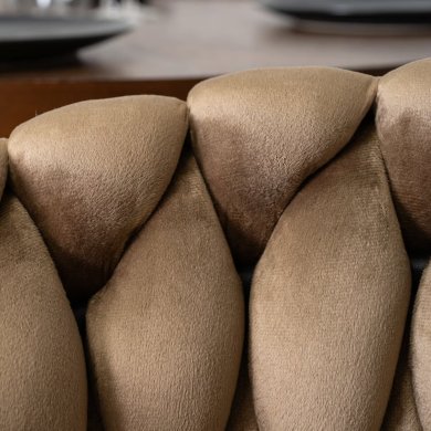 Обеденный стул Mebel Elit ELENA Welur Бежевый ME.ELENA/BZ/V/K фото - 8