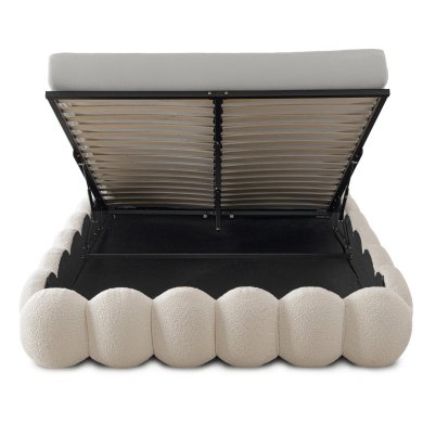 Кровать Mebel Elit ANKARA Boucle 160x200 см Кремововый ME.ANKARA/160/KR/TB/LOZZPOJ фото - 8