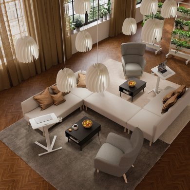 IKEA Складной стол для ноутбука MITTZON Белый (ИКЕА МИЦОН) 00515607 фото - 3